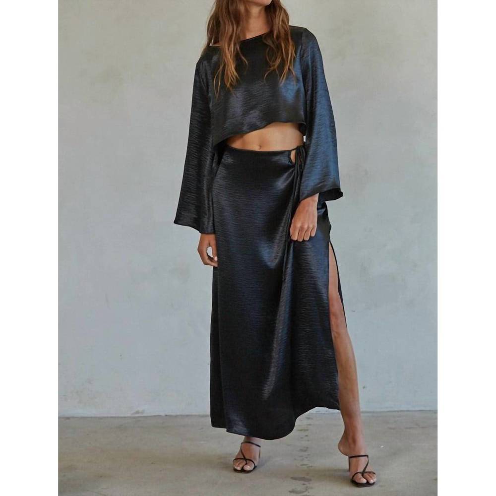 NEW BY TOGETHER misha top in black